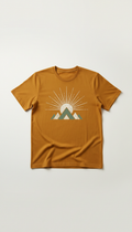 Sunset gold graphic print tee