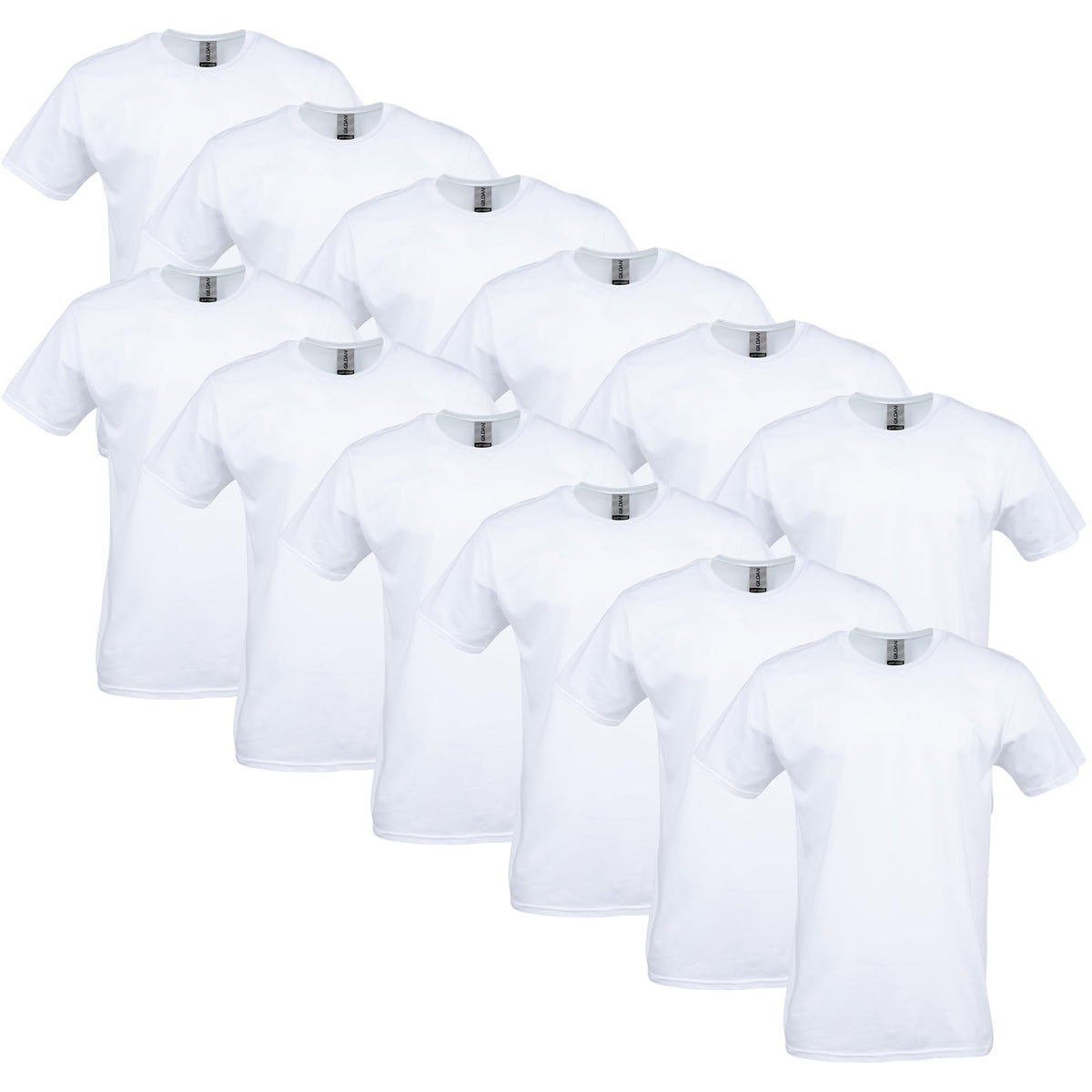 Gildan Adult Softstyle Cotton T-Shirt, Style G64000, Multipack