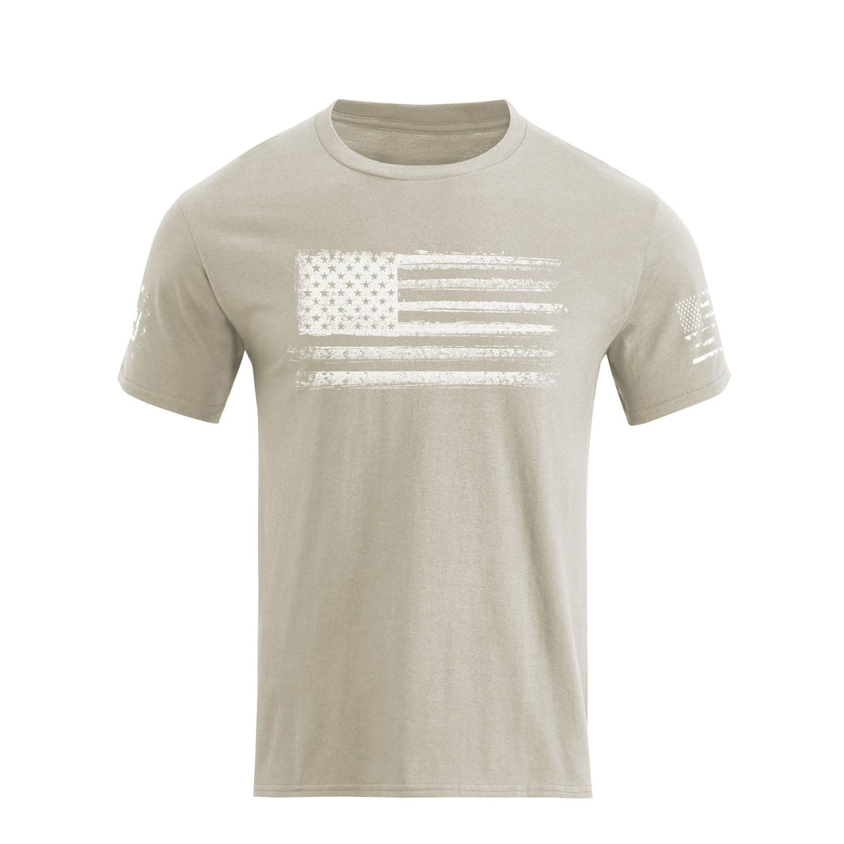 H HYFOL Men's Graphic T-Shirts USA Flag Cotton Short Sleeve American Patriotic Crewneck Casual Regular Tee Shirts