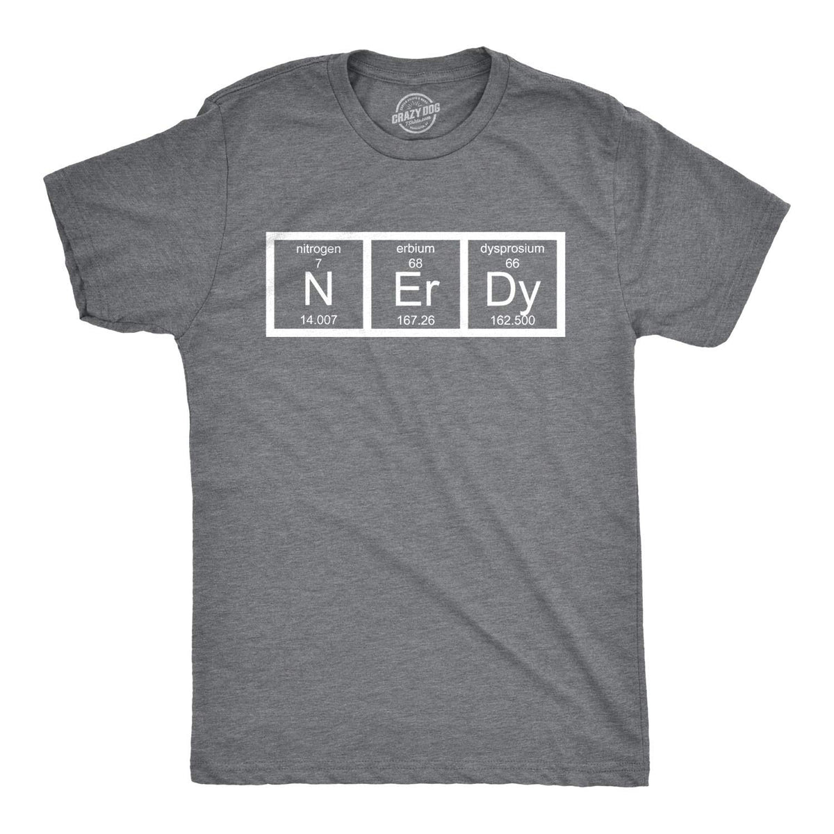 Nerdy Periodic Table Funny Science Chemistry T Shirt | Funny T Shirts, Graphic Apparel for Men, Cool Nerd Short Sleeve, Science, Soft Cotton Blend, Novelty Tees for Guys