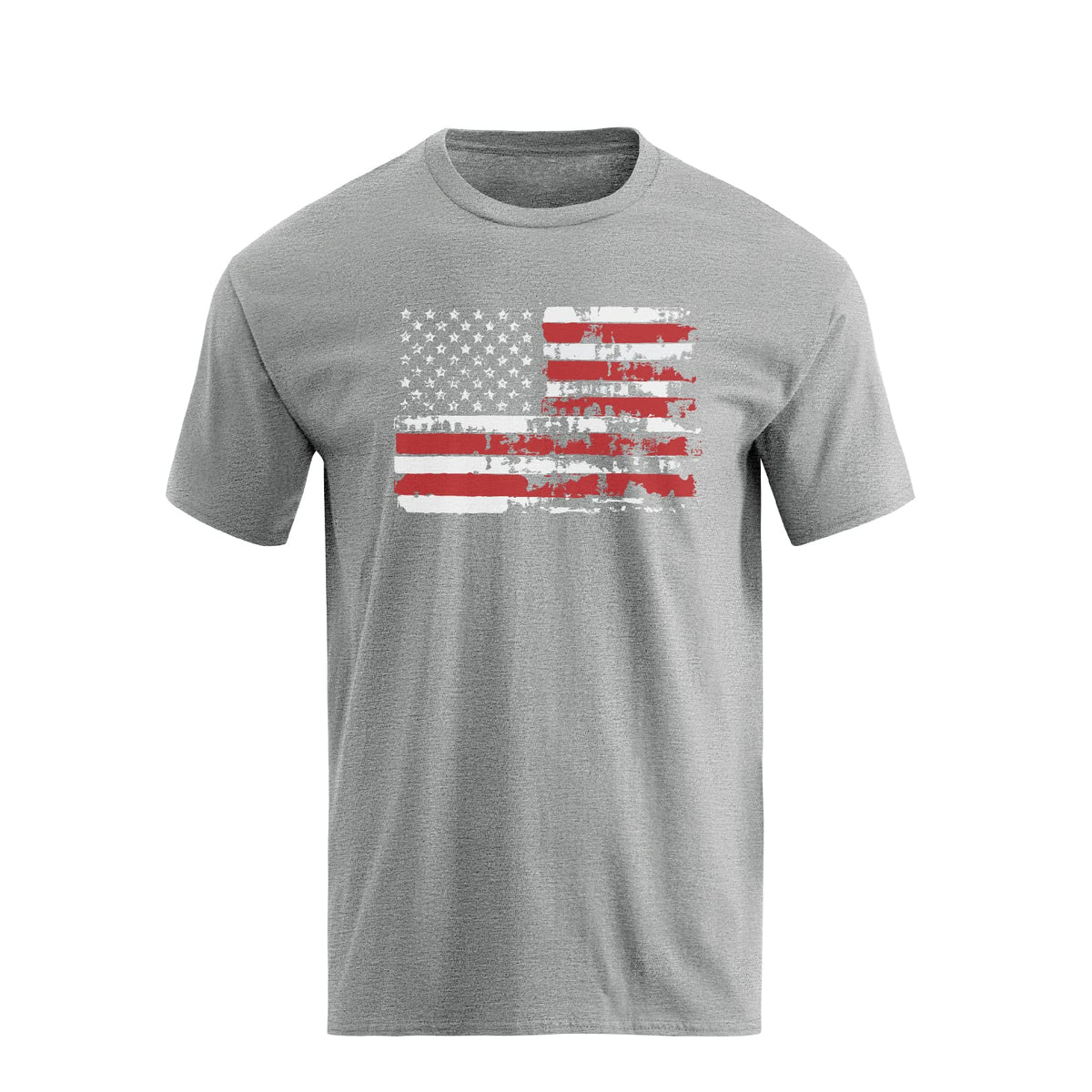 H HYFOL Men's Graphic T-Shirts USA Flag Cotton Short Sleeve American Patriotic Crewneck Casual Regular Tee Shirts