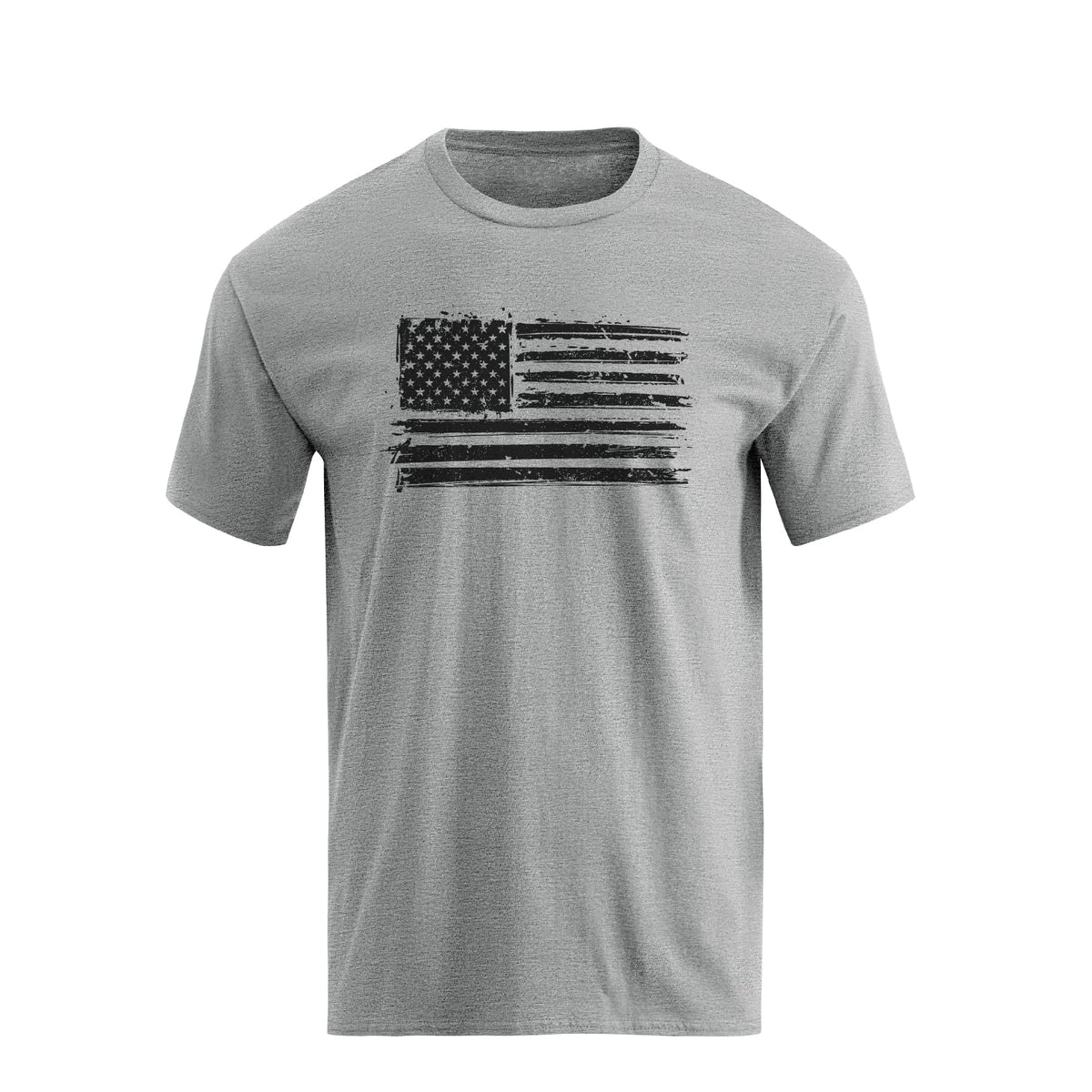 H HYFOL Men's Graphic T-Shirts USA Flag Cotton Short Sleeve American Patriotic Crewneck Casual Regular Tee Shirts