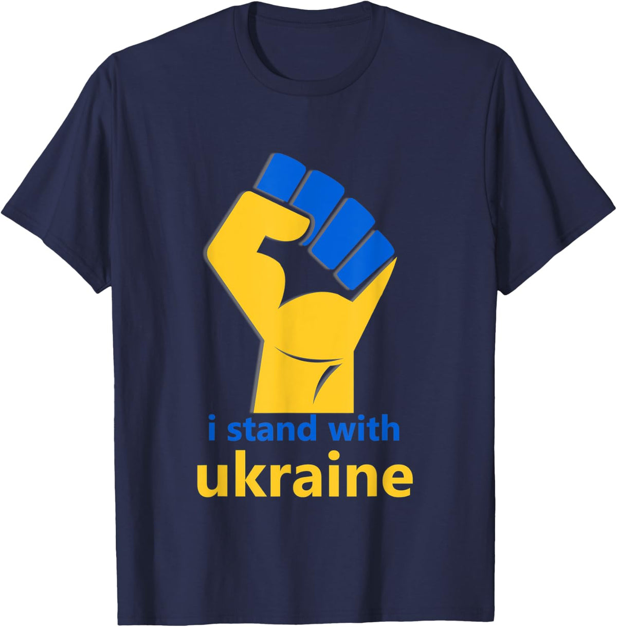 Stand with Ukraine Ukrainian Flag Funny T-shiirt T-Shirt
