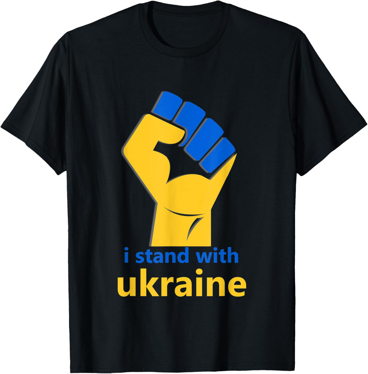 Stand with Ukraine Ukrainian Flag Funny T-shiirt T-Shirt