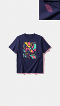 Graphic print T-shirt midnight indigo