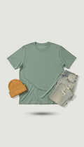 Sage green relaxed fit tee